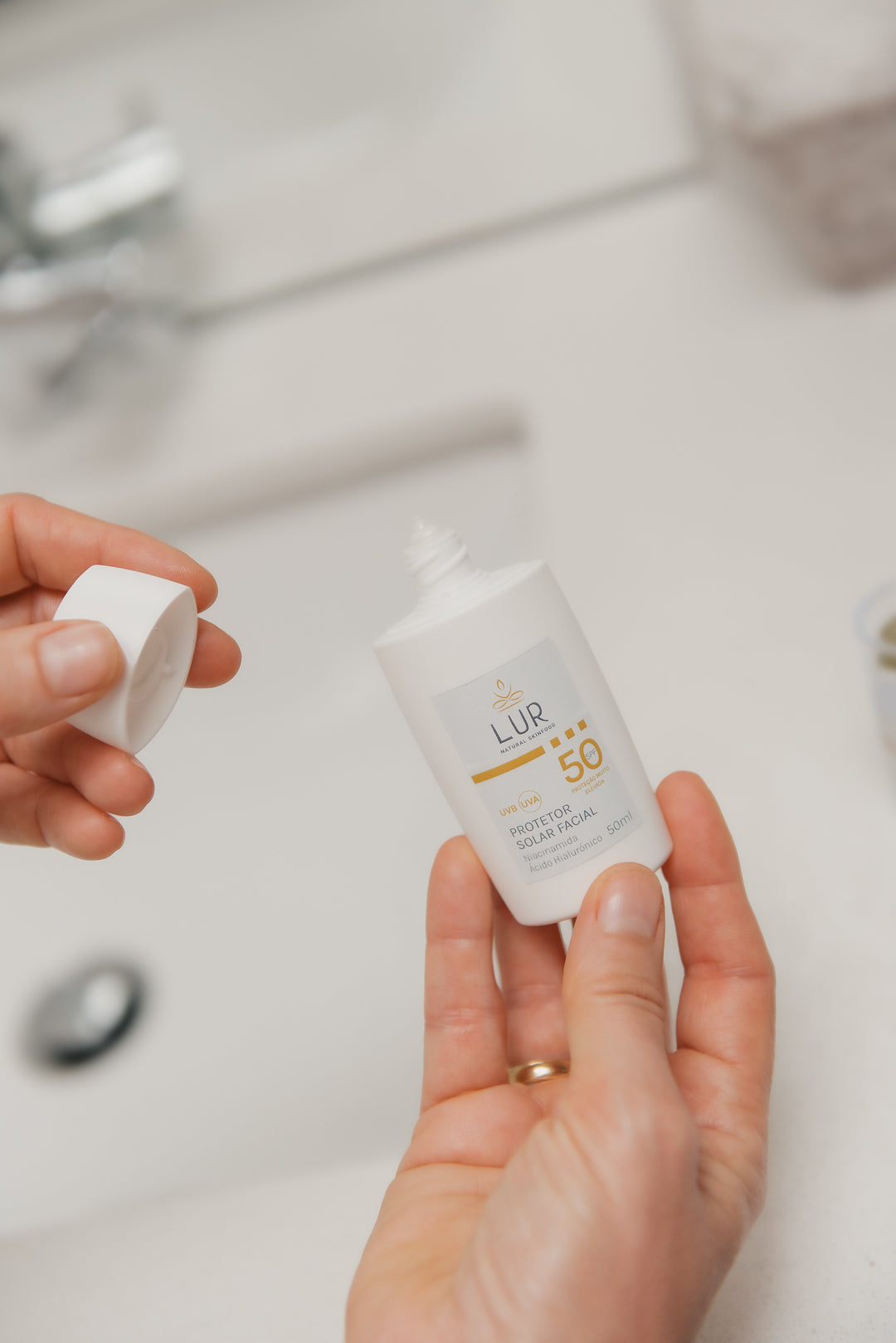 Protetor Solar Facial SPF 50 (UVA + UVB)