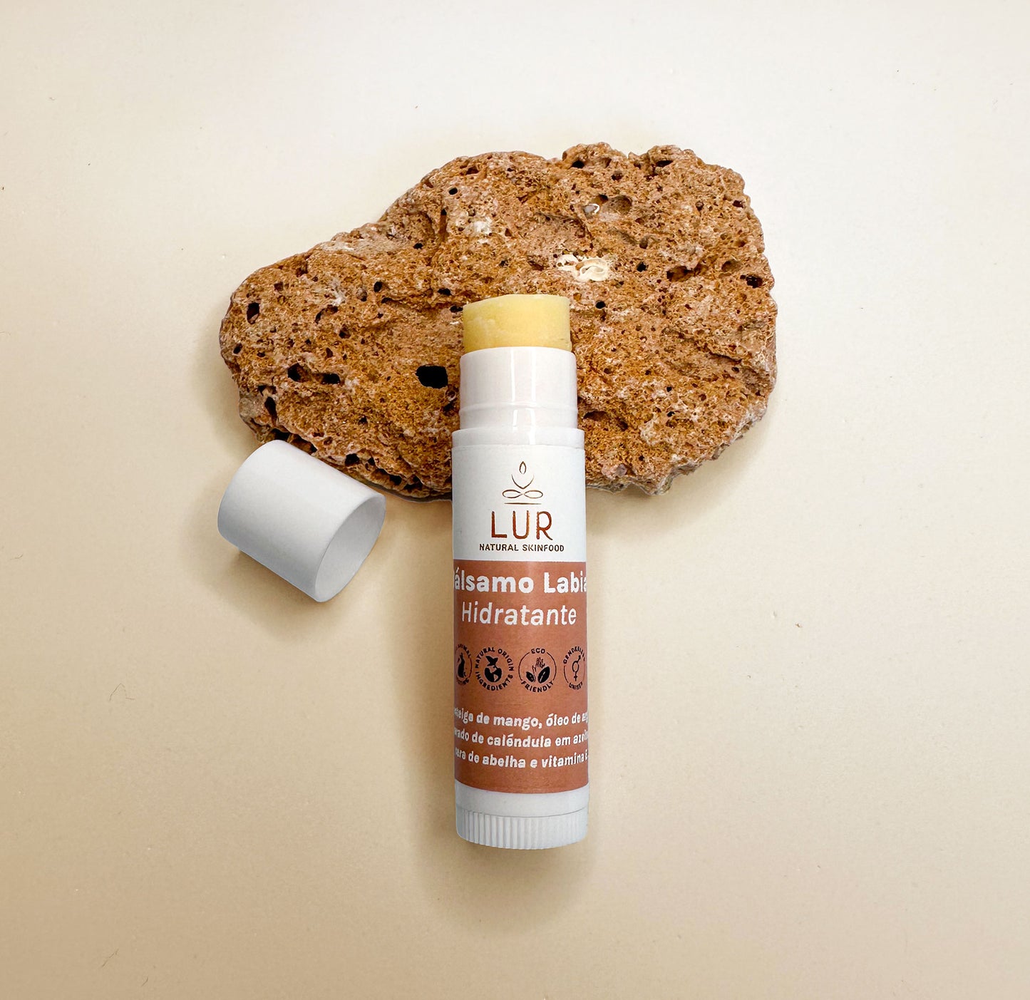 Bálsamo Labial Hidratante BIO com Cera Abelha (no vegan)