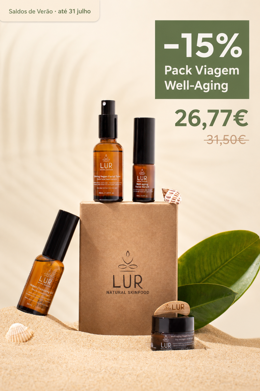 SALDOS - Pack Viagem Well-Aging - 15% Desconto