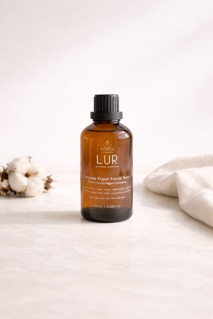 Tónico facial vegano calmante